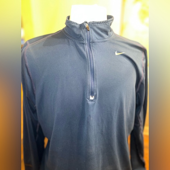 Men’s Nike Dri-Fit Sz Large Blue 1/4 zip. Great condition - Picture 5 of 5